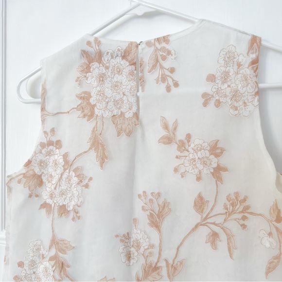 Zara Floral Sleeveless Blouse - Picture 5 of 5